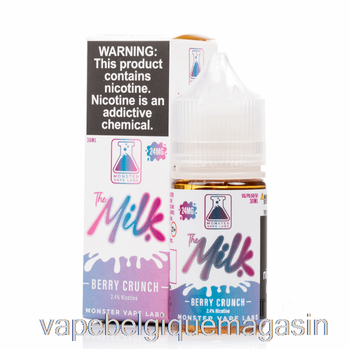 Vape Juice Berry Crunch - Les Sels Du Lait - 30ml 24mg